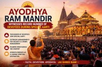Ayodhya Ram Mandir Witnesses Record Number of Devotees During Special Aarti