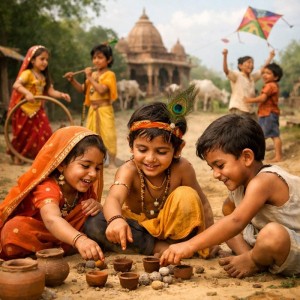 Childhood in Vrindavan — Learning Through Play