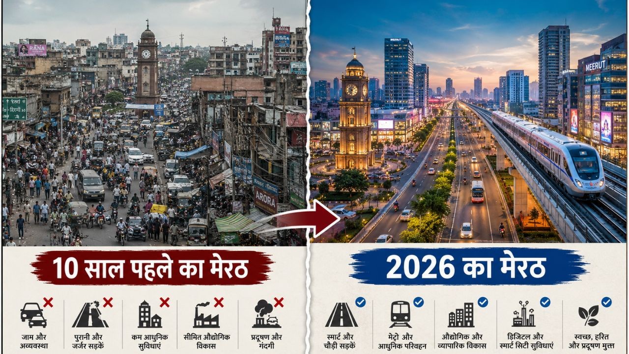 10 साल में कितना बदल गया मेरठ?
